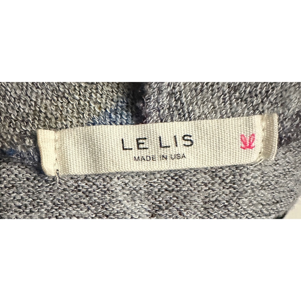 Le Lis Womens Southwestern Geometric Fringe Open Front M Vest Hippie Boho - Picture 10 of 13